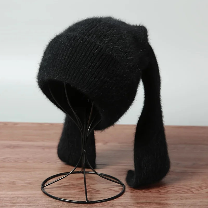 Cashmere Knitted Ear Protection Hat - High-end Gift