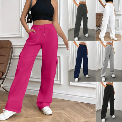 Autumn Winter Fashionable Side Pocket Versatile Sports Pants