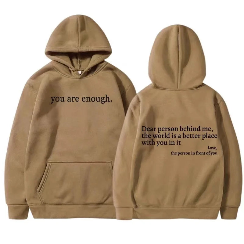 Y2K Pullover Hooded Printed Letter Oversize Aesthetic Hoodie