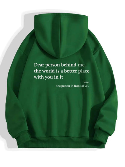 Y2K Pullover Hooded Printed Letter Oversize Aesthetic Hoodie