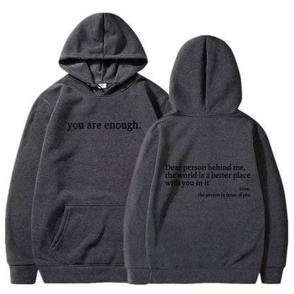 Y2K Pullover Hooded Printed Letter Oversize Aesthetic Hoodie