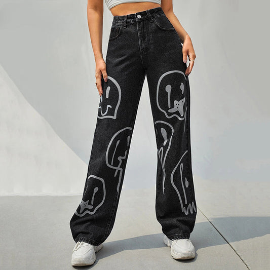 Ghost Halloween Gothic Pants Cartoon