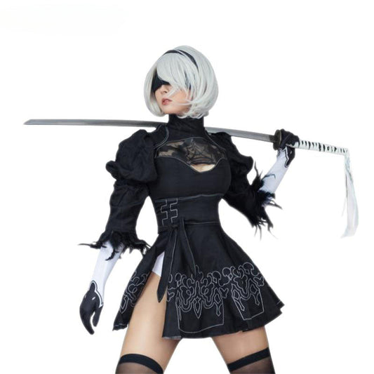 2B Costume Automata Nier Halloween Anime Women Yorha Fancy Party Cosplay