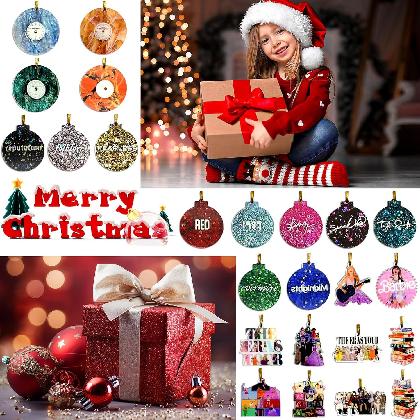 Fashion Singer Inspired Friendship Charms Advent Calendar - 24 Days Countdown - Christmas/Birthday Gift for Music Fans