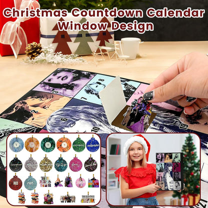 Fashion Singer Inspired Friendship Charms Advent Calendar - 24 Days Countdown - Christmas/Birthday Gift for Music Fans