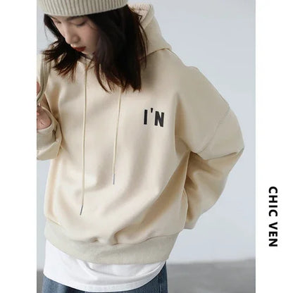 Thick Warm Loose Casual Cozy Comfortable Stylish Trendy Hoodies