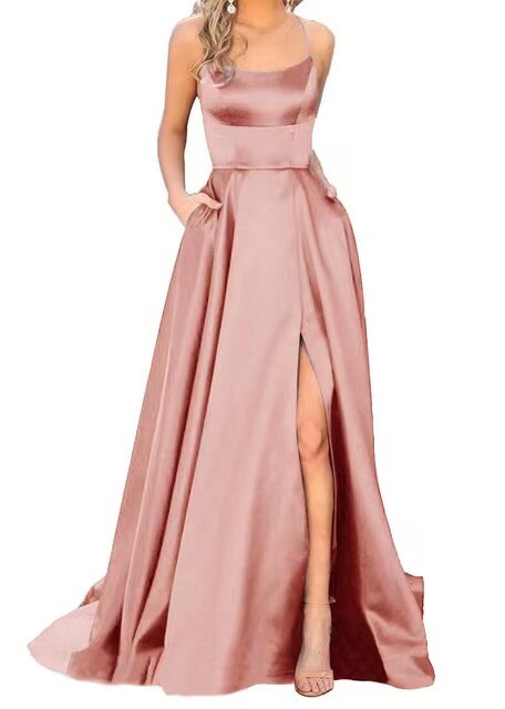 Amy Fashion - Velvet One Shoulder Formal Party Gown Long Maxi Dress