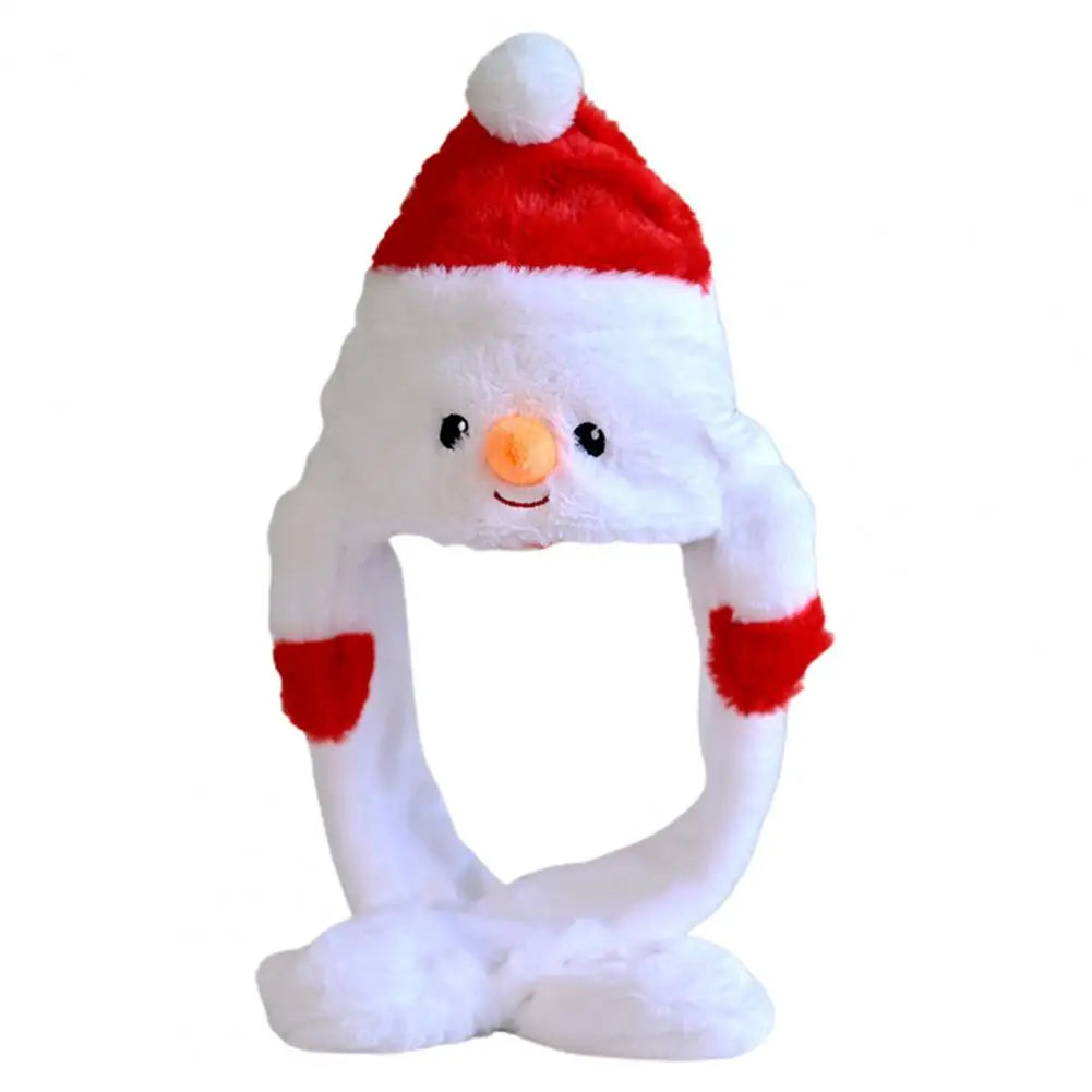 Jumping Santa Claus Elk Snowman Snowflake Cosplay Hat