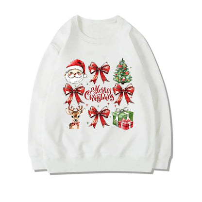 Coquette Christmas Santa Sweatshirt - Holiday Hoodie