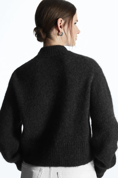 2024 Winter New Style Short Wool Blend Soft Daily Commuter Stylish Sweater