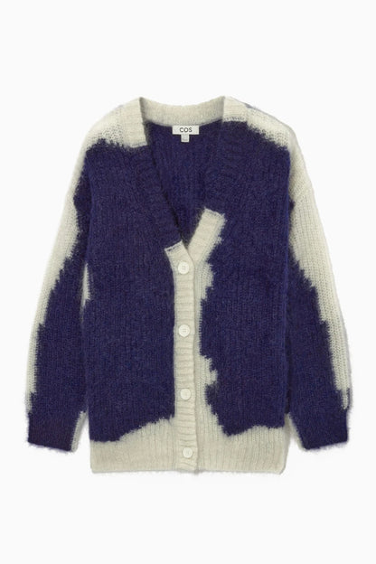 Ethereal New Casual Half-front Fleece Blend Long Sweater