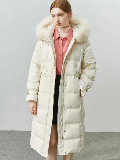 90% White Duck Solid Thick Casual New Winter Coat