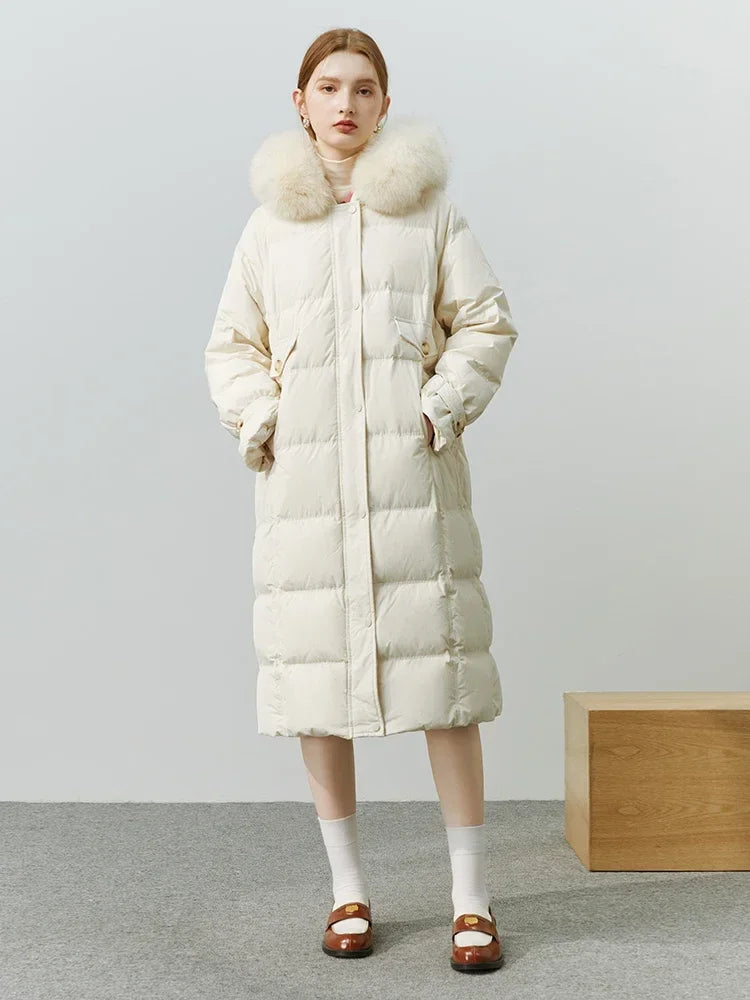 90% White Duck Solid Thick Casual New Winter Coat