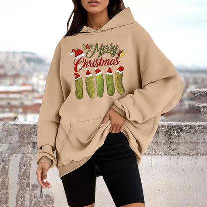 Christmas Tree Crewneck Pullover Hoodie - Autumn Collection