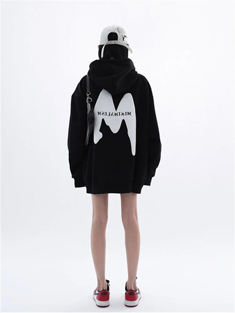 Korean Long Sleeve Hooded Niche Design Loose Casual Hoodie