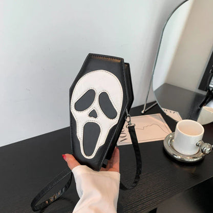 Shape Halloween Bag Purse Crossbody Novelty Tote Coffin Gothic Phone