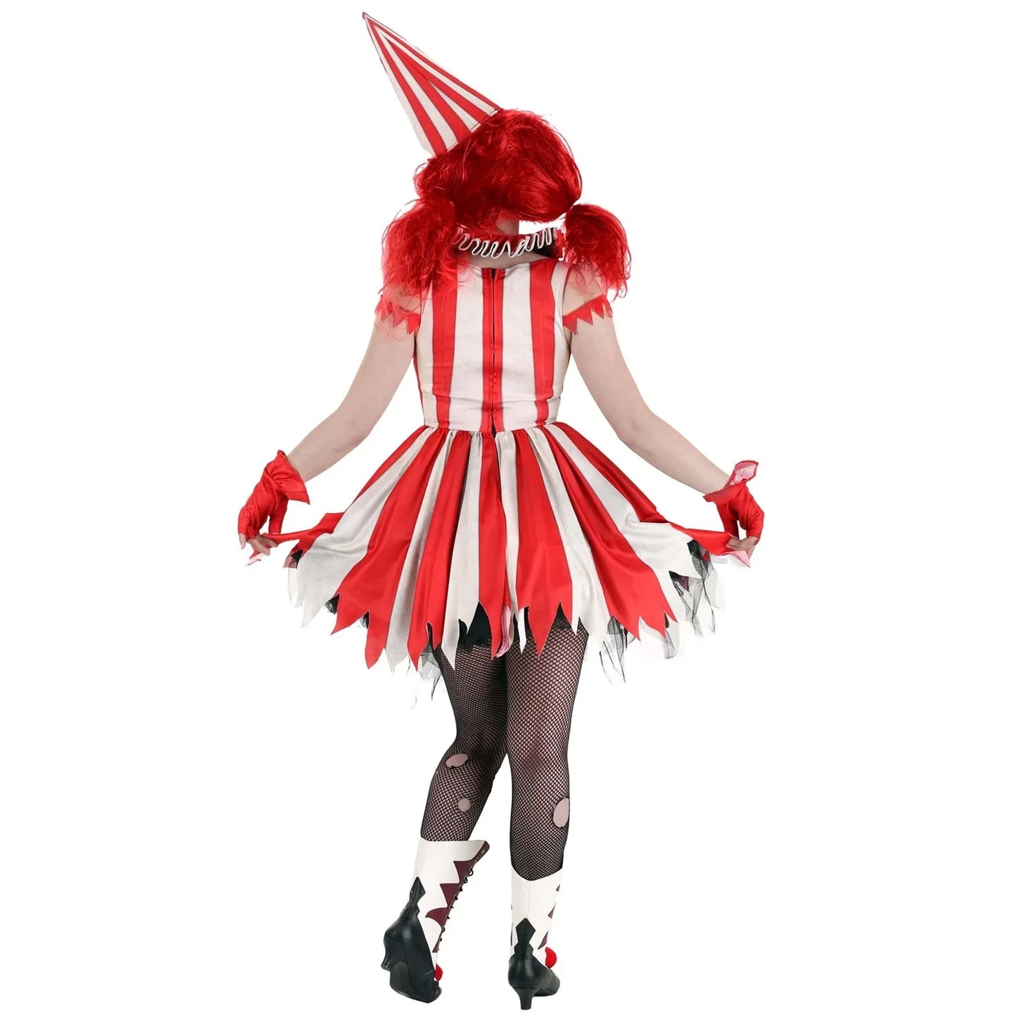 Clown Circus Vampire Blood Suits Halloween Happy Costume Party