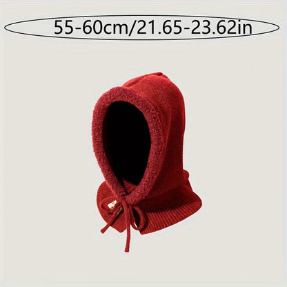 Knitted Korean Cycling Hat with Warm Ear Protection