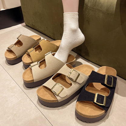 Casual British Platform Sandals Summer Fashion Shoes