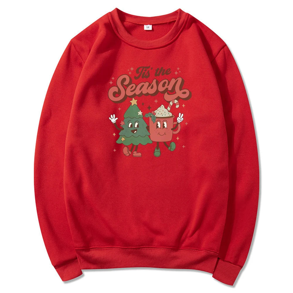 Tis The Season Santa Cocoa Christmas Hoodie