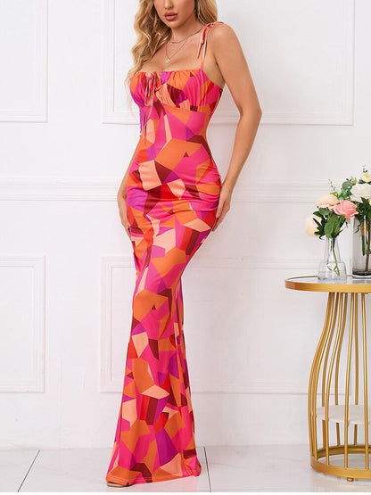 Amy Fashion - Sexy V-Neck Long Maxi Dress