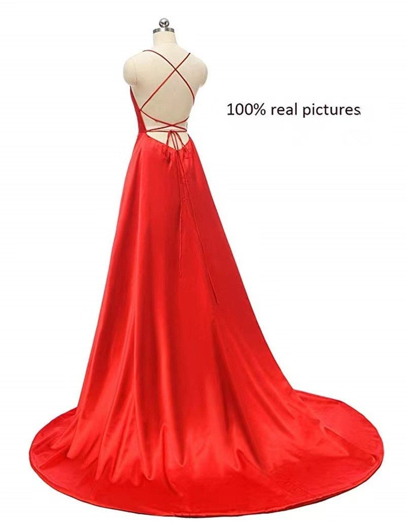 Amy Fashion - Velvet One Shoulder Formal Party Gown Long Maxi Dress