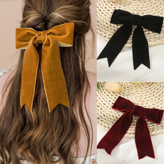 French Red Black Fashion New Year Festival Christmas Hair Accessory