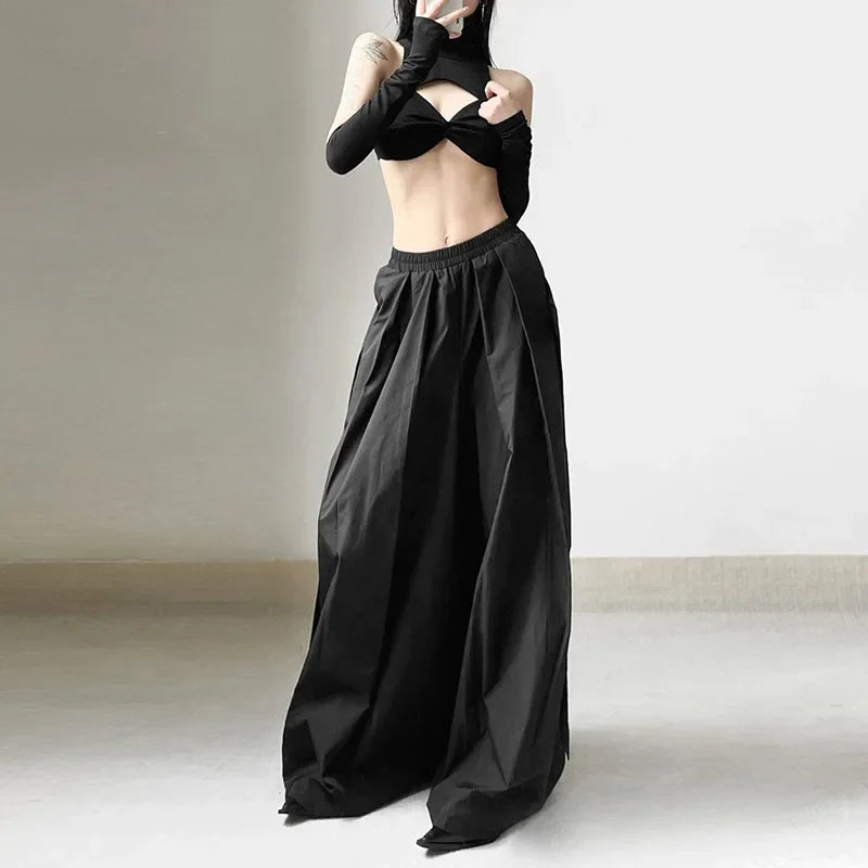 Alt Gothic Women Baggy Techwear Emo Pants Vintage