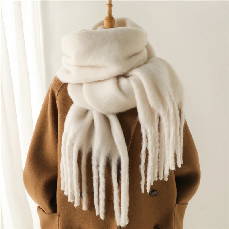 Cashmere Winter Pashmina Blanket Wrap - Thick and Soft Scarf