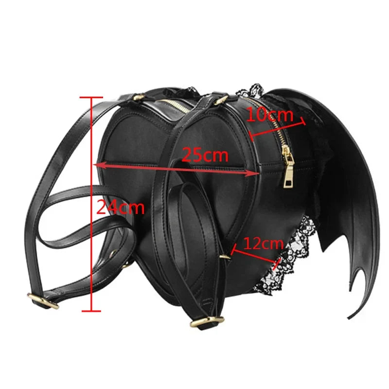 Devil Bag Newest Wing Punk Angel Stylish Women Bat Charming Wings