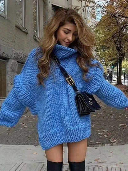 2024 Autumn Winter for Women Long Sleeve Knitted Basic Stylish Chic Cozy Trendy Comfortable Sweater