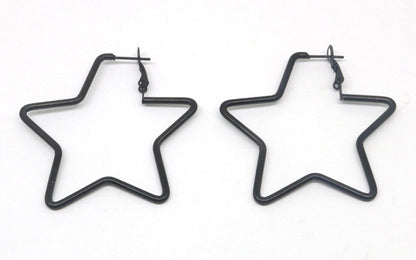 Korean Style Five-pointed Star Delicate Hoop