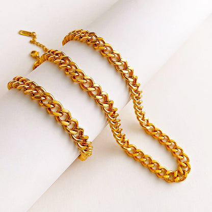 Cuban Chain Retro Style Niche Design Bracelet