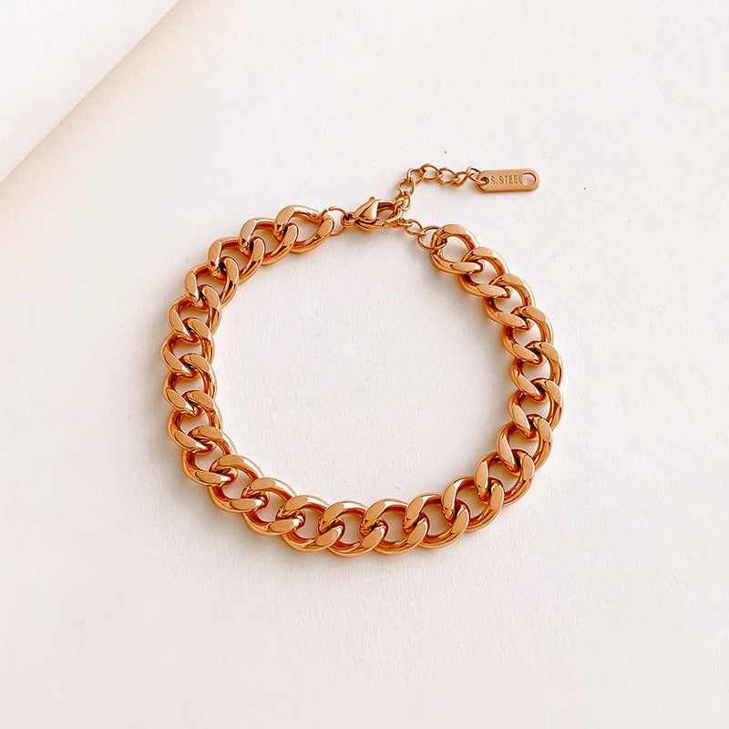 Cuban Chain Retro Style Niche Design Bracelet