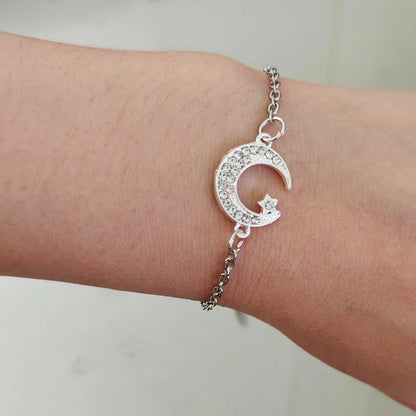 Women Creative Star Moon Pattern Bracelet