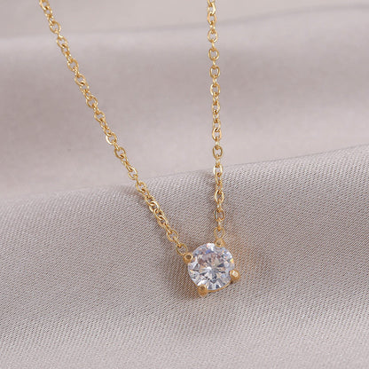 New Arrival Trendy White Diamond Necklaces